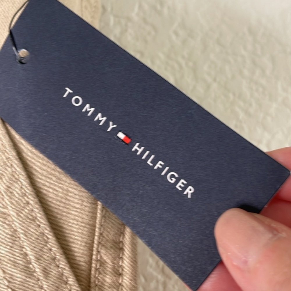NWT Tommy Hilfiger Tan wide leg Pant SIZE 16 - Picture 4 of 9